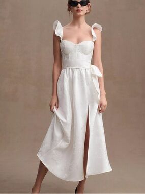 the capulet dress in white chantilly lace The Capulet Dress in White Chantilly Lace 2 / White Chantilly Lace
